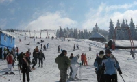 Partia de ski Slalom