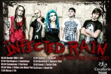 Concert Infected Rain in Bar Hand